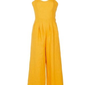 MADELINE SLEEVELESS LINEN JUMPSUIT